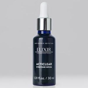 Elixir, acticlear, eventone, serum