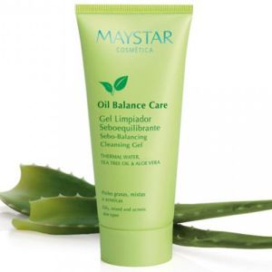 maystar, oil balance, cleansing gel, rens, uren hud