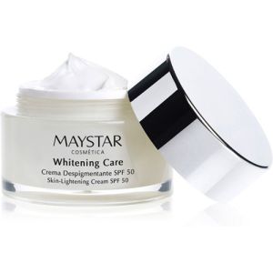 maystar, whitening care, cream, pigmenteringer, spf50